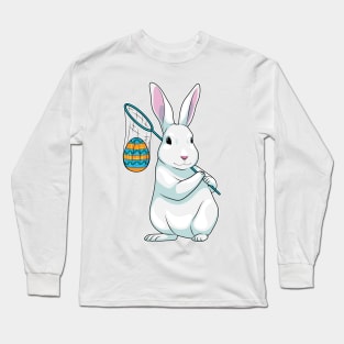 Bunny Easter Fisher Easter egg Long Sleeve T-Shirt